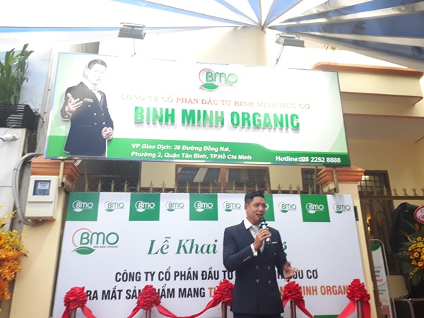 Diễn viên Bình Minh khai trương công ty Bình Minh Organic